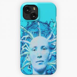 Blue Scorpion iPhone 15 Slim Phone Case Cover