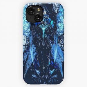 Blue Supreme Demon iPhone 15 Slim Phone Case Cover