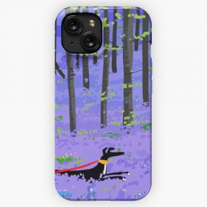 Bluebell Hound iPhone 15 Slim Phone Case Cover