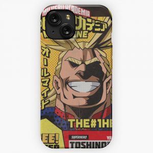 Bnh Academia Magazine All Might iPhone 15 Slim Phone Case Cover