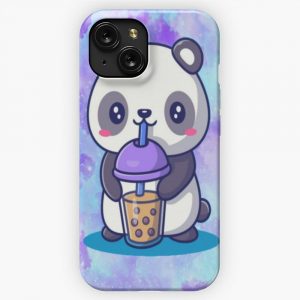 Boba Panda iPhone 15 Slim Phone Case Cover