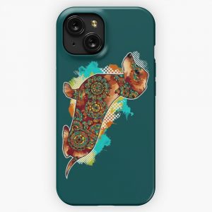 Bohemian Dachshund iPhone 15 Slim Phone Case Cover