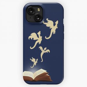 Book Dragons iPhone 15 Slim Phone Case Cover