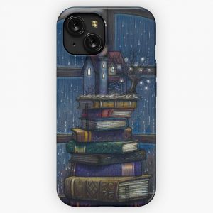 Books Castle iPhone 15 Slim Phone Case Cover