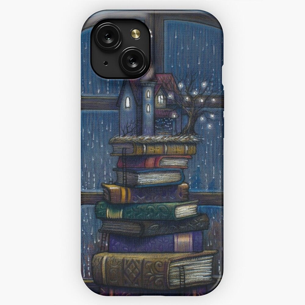 Books Castle iPhone 15 Slim Phone Case Cover