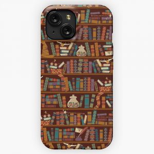 Bookshelf iPhone 15 Slim Phone Case Cover