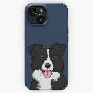 Border Collie iPhone 15 Slim Phone Case Cover