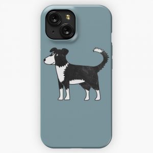 Border Collie Sheepdog iPhone 15 Slim Phone Case Cover