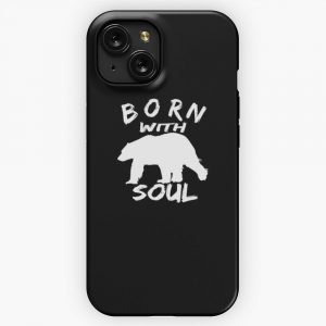 Born With Bear Soul iPhone 15 Slim Phone Case Cover