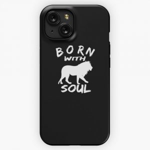 Born With Lion Soul 2 iPhone 15 Slim Phone Case Cover