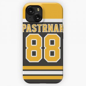 Boston Bruins David Pastrnak Home Jersey Back iPhone 15 Slim Phone Case Cover