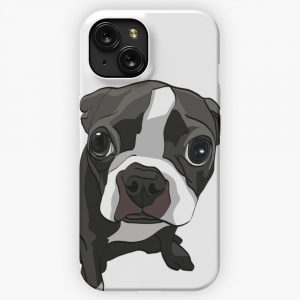 Boston Terrier Expressions iPhone 15 Slim Phone Case Cover