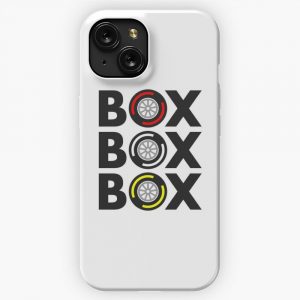Box Box Box F1 Tyre Compound Design iPhone 15 Slim Phone Case Cover