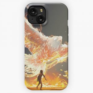 Boy With Legendary Animals Phoenix By Ian Fantasy iPhone 15 Slim Phone Case Cover