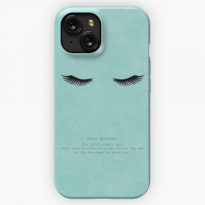 Breakfast At Tiffanys Holly Golightly Quote iPhone 15 Slim Phone Case Cover