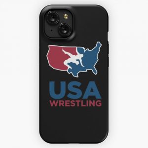 Brilliant No 1 Usa Wrestling Design iPhone 15 Slim Phone Case Cover