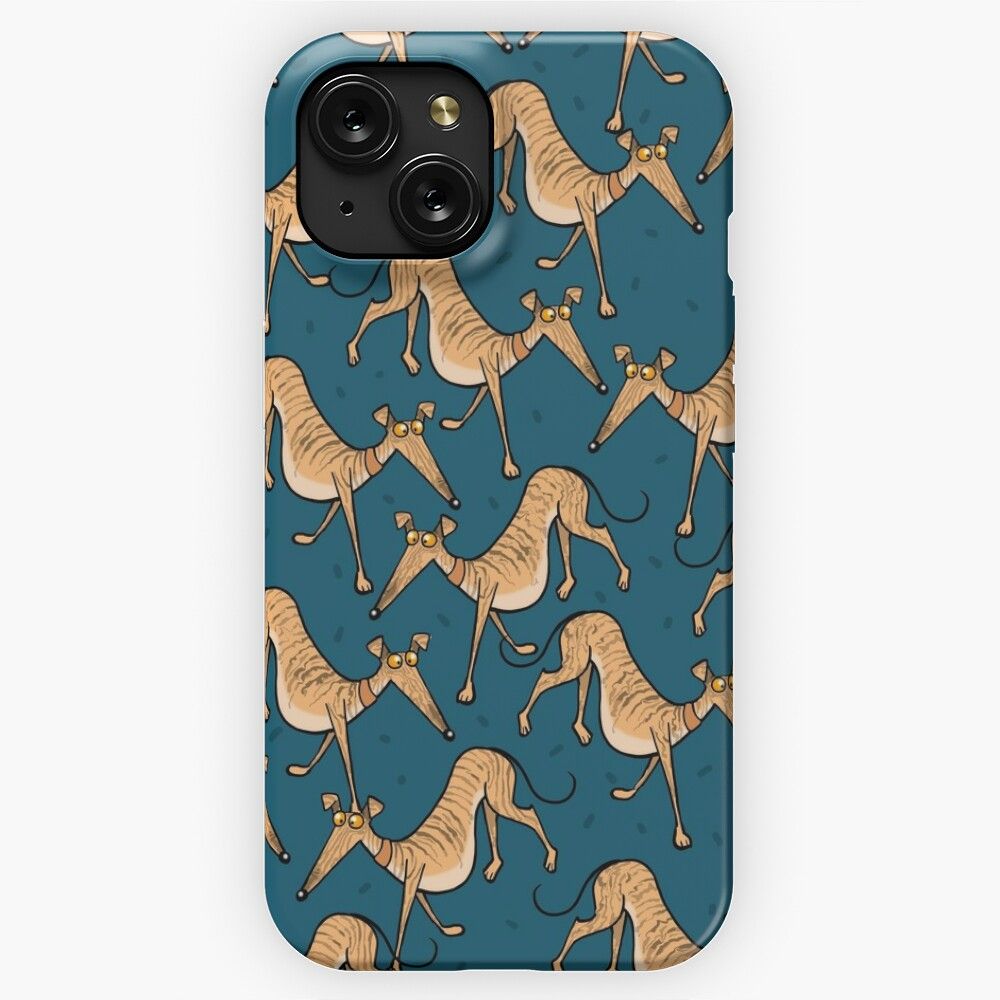 Brindle Multi iPhone 15 Slim Phone Case Cover