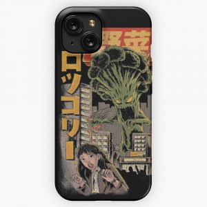 Broccozilla Black Version iPhone 15 Slim Phone Case Cover