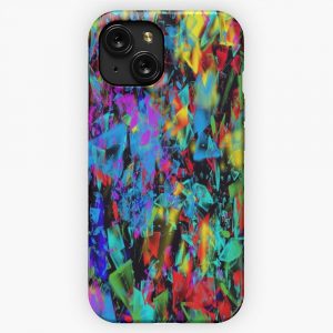 Broken Glass iPhone 15 Slim Phone Case Cover