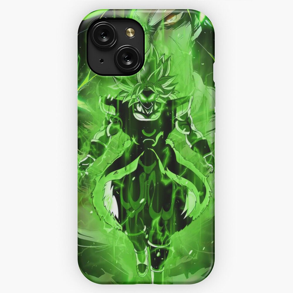 Broly Dragonball Dark iPhone 15 Slim Phone Case Cover