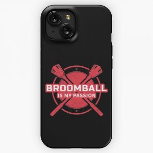 Broomball Is My Passion iPhone 15 Slim Phone Case Cover