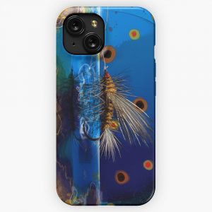 Brown Trout Summer Evening Dreams Art Print iPhone 15 Slim Phone Case Cover
