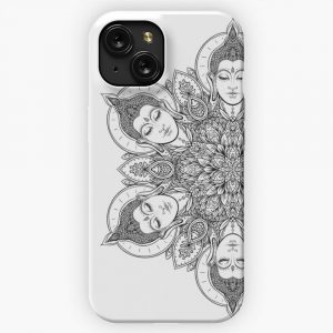 Buddha Mandala iPhone 15 Slim Phone Case Cover