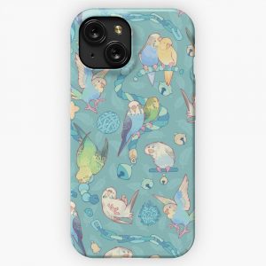 Budgie Bunch Bubblegum Ice Cream Flavored iPhone 15 Slim Phone Case Cover