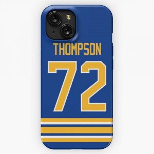 Buffalo Sabres Tage Thompson Home Jersey Back iPhone 15 Slim Phone Case Cover
