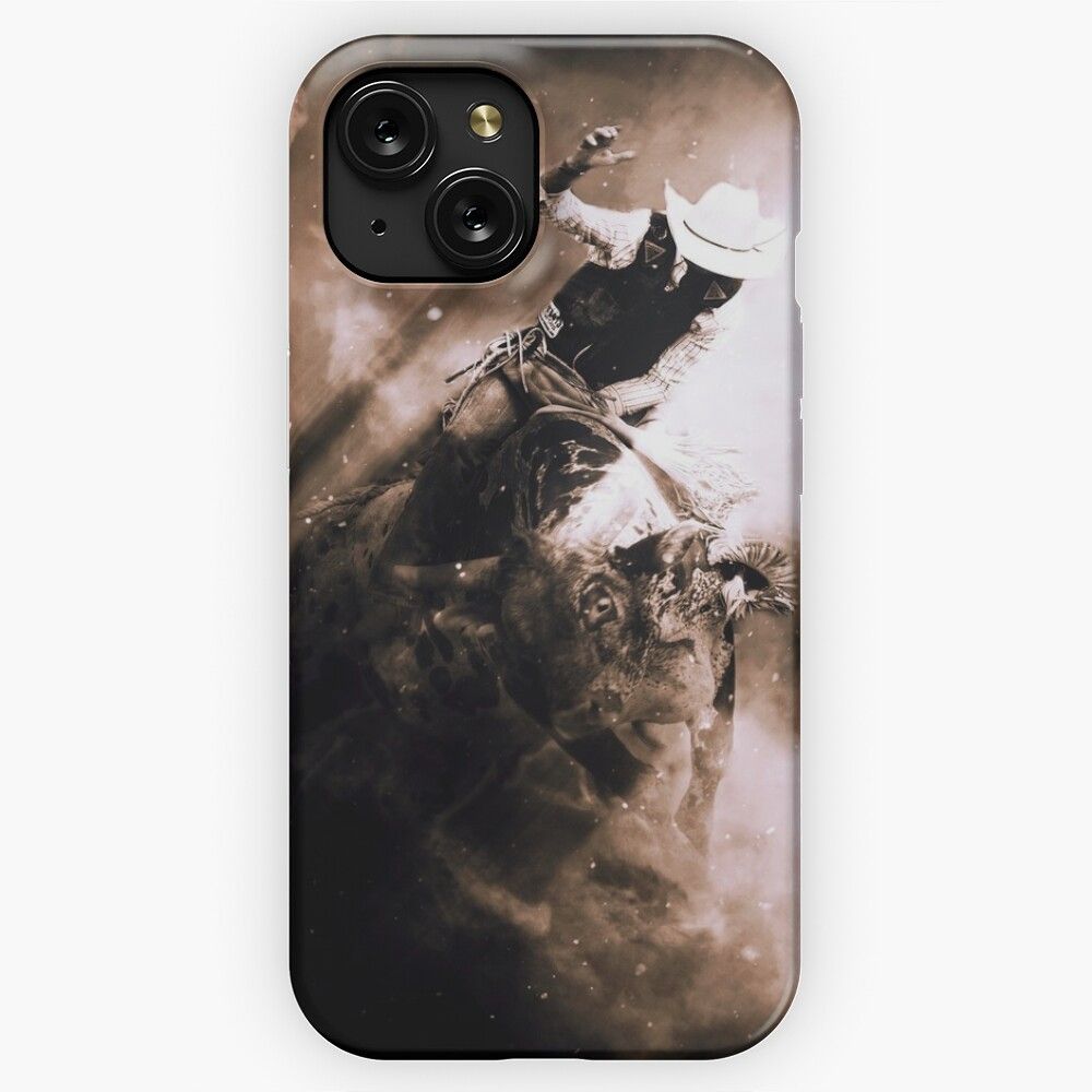 Bull Ride iPhone 15 Slim Phone Case Cover