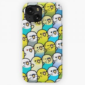 Bunches Of Budgies iPhone 15 Slim Phone Case Cover