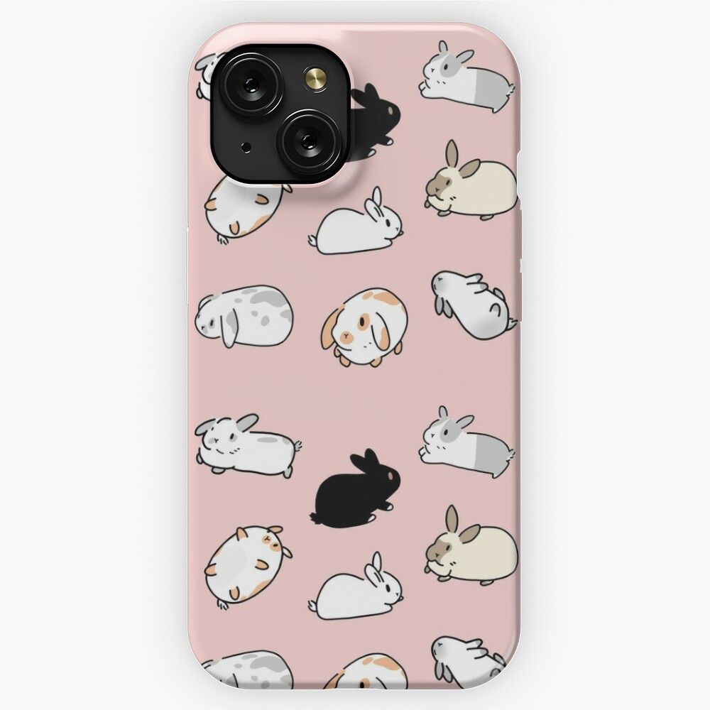 Bunny Rabbits iPhone 15 Slim Phone Case Cover