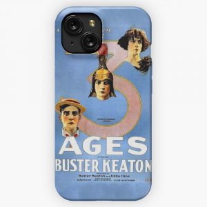 Buster Keaton Old Movie Poster iPhone 15 Slim Phone Case Cover