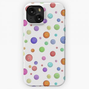 Button Pattern Hobbies Sewing iPhone 15 Slim Phone Case Cover