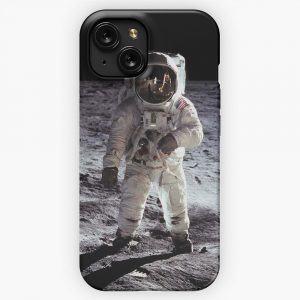Buzz Aldrin On The Moon Nasa Iphone Ipad Space Case iPhone 15 Slim Phone Case Cover