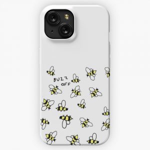 Buzz Off Bees iPhone 15 Slim Phone Case Cover