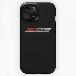 C7 Corvette Z06 Supercharged Logo iPhone 15 Slim Phone Case Cover