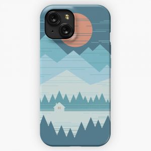 Cabin In The Snow iPhone 15 Slim Phone Case Cover