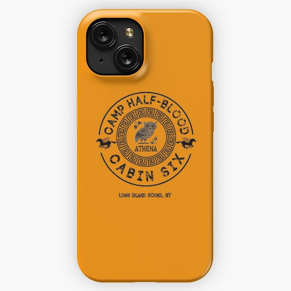 Cabin Six Athena Percy Jackson Camp Half Blood iPhone 15 Slim Phone Case Cover