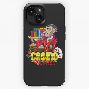Cacino Games Cartoon Logo iPhone 15 Slim Phone Case Cover