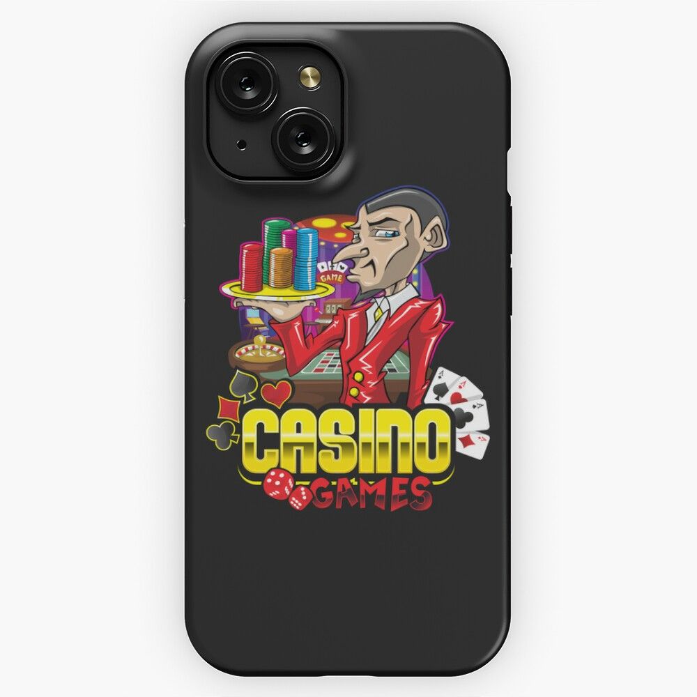 Cacino Games Cartoon Logo iPhone 15 Slim Phone Case Cover
