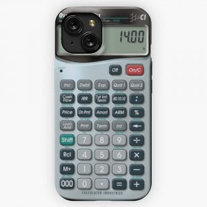 Calculator iPhone 15 Slim Phone Case Cover