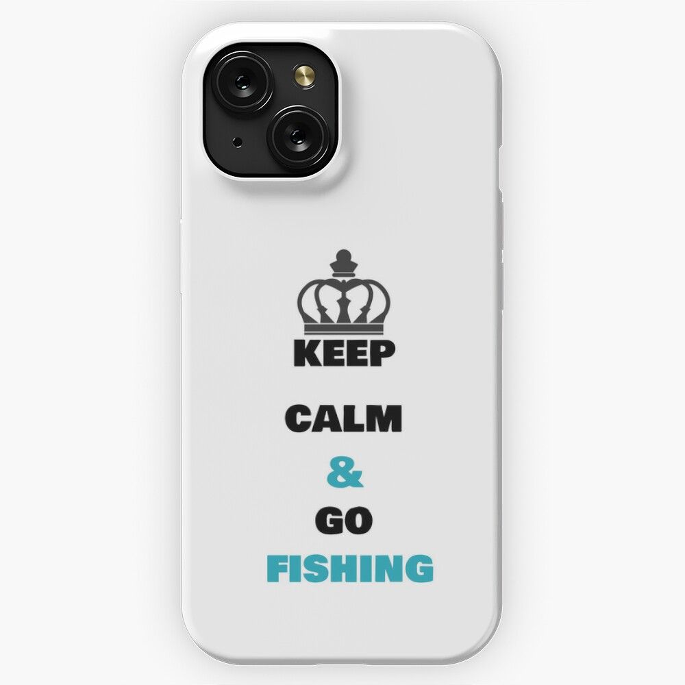 Calm Fishing Lifestyle And Hobbies iPhone 15 Slim Phone Case Cover