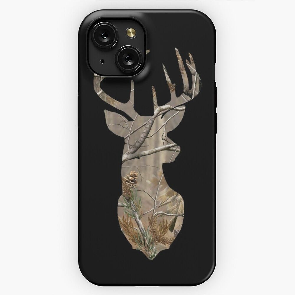 Camo Deer iPhone 15 Slim Phone Case Cover