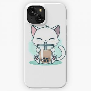 Candy Cat iPhone 15 Slim Phone Case Cover