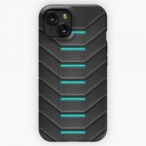 Carbon Fibre Futuristic iPhone 15 Slim Phone Case Cover