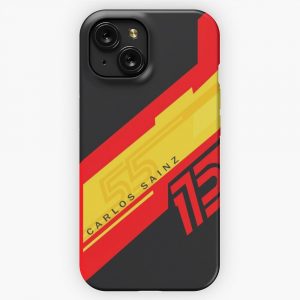 Carlos Sainz 100Th Grand Prix Special iPhone 15 Slim Phone Case Cover