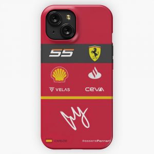 Carlos Sainz iPhone 15 Slim Phone Case Cover