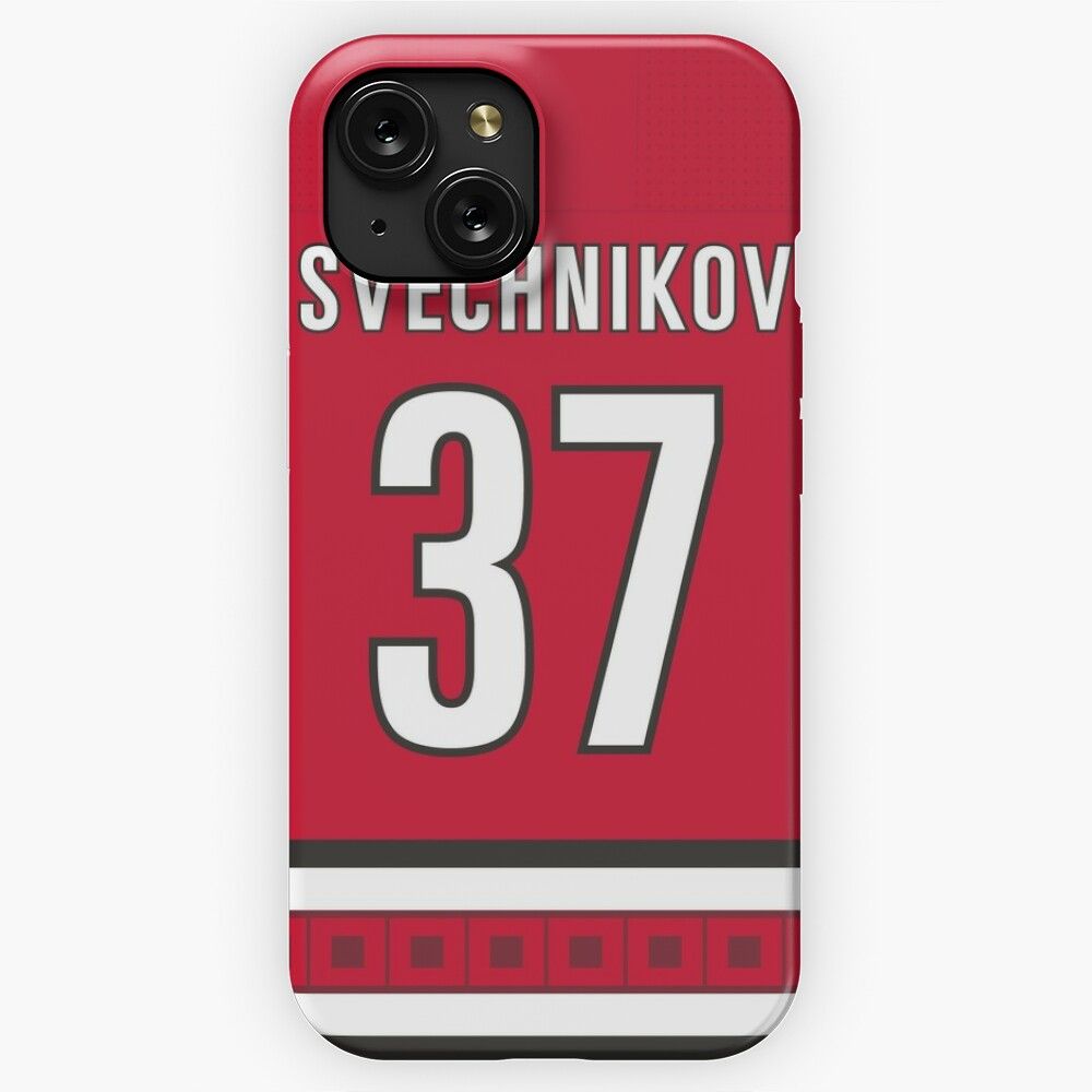 Carolina Hurricanes Andrei Svechnikov Home Jersey Back iPhone 15 Slim Phone Case Cover