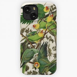 Carolina Parrot Audubon Birds Of America iPhone 15 Slim Phone Case Cover